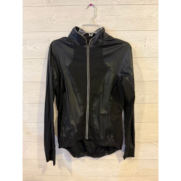 Lululemon Womens Paceline Black Jacket Sz 10 Cycling - Picture 1 of 6